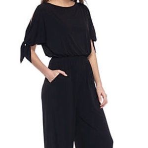 Vince Camuto Tie Sleeve Wide Leg Jumpsuit sz 1x